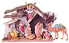 8 Piece Fontanini Nativity Set!