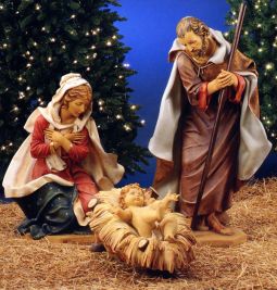 50 Inch Scale Holy Family Set by Fontanini, Mary Out of stock until April 2024