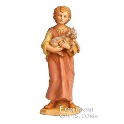 7.5 Inch Scale Ethan the Shepherd Boy by Fontanini - Save an additional $12.00 at Checkout