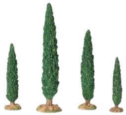 5 Inch Scale Cypress Trees by Fontanini