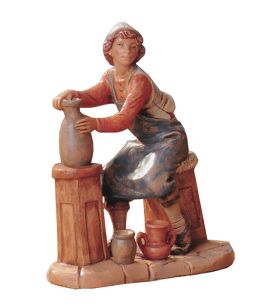 7.5 Inch Scale Andrew the Potter by Fontanini - Save an additional $15 at Checkout