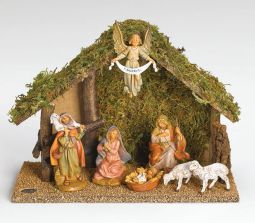 5 Inch Scale 7 Piece Nativity Set by Fontanini - Save an additional $40.00 at Checkout