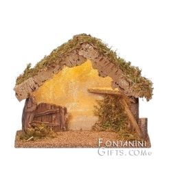 5 Inch Scale LED Lighted Nativity Stable by Fontanini - In Stock