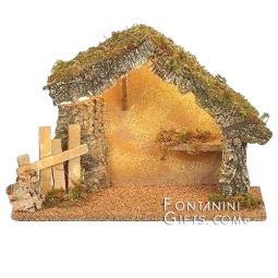 5 Inch Scale Nativity Stable by Fontanini - Estimated Avail. May 2022