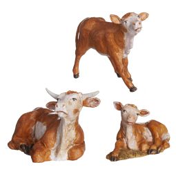 5 Inch Scale Ox Family by Fontanini