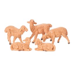 5 Inch Scale Brown Sheep - Set by Fontanini