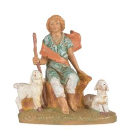 5 Inch Scale Peter, Boy with Sheep by Fontanini