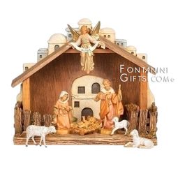 5 Inch Scale 7 Piece Nativity Set with Stable by Fontanini - Estimated Avail. Oct 2023