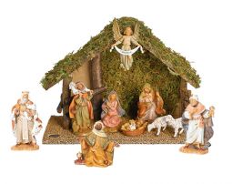 5 Inch Scale 10 Piece Nativity Set with stable by Fontanini  - Save an additional $30.00 at Checkout
