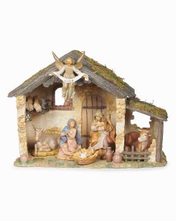 5 Inch Scale 6 Pc Lighted Nativity Set by Fontanini