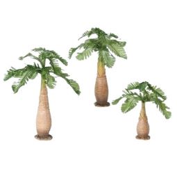 5 Inch Scale Palm Tree Set of 3 by Fontanini