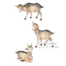 3.5 Inch Scale Goat set of 3 by Fontanini - Est. Avail. July 2023