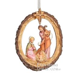 4 Inch Holy Family Ornament by Fontanini