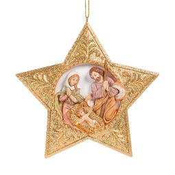 Holy Family Star Ornament by Fontanini