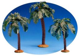 5 Inch Scale 3 Piece Palm Tree Set by Fontanini,  Out of stock until Nov