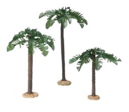 5 Inch Scale 3 Piece Palm Tree Set by Fontanini