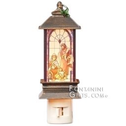 6 Inch High Holy Family Plug-In Night Light by Fontanini