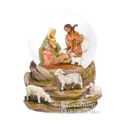 5.75 Inch High Musical Holy Family Dome by Fontanini - Estimated Avail. Aug. 2022