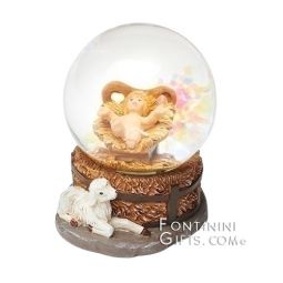 2.5 Inch High Baby Jesus in a Globe by Fontanini