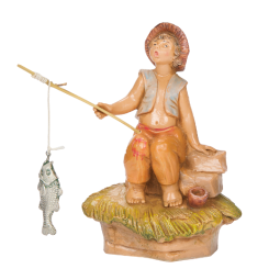 Jada the Fishing Boy by Fontanini