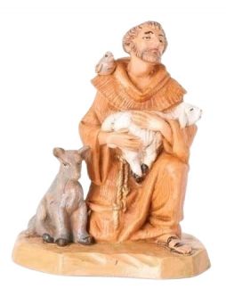 5 Inch Scale St. Francis of Assisi by Fontanini - Save an additional $7.00 at Checkout