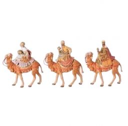 5 Inch Scale Three Kings on Camels ( Set ) by Fontanini