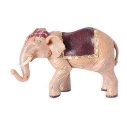 5 Inch Scale Elephant with Saddle Blanket by Fontanini