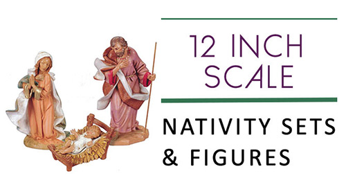 12 Inch Scale Nativity Sets and Figures