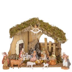 5-inch Scale 13 Piece lighted nativity Bundle