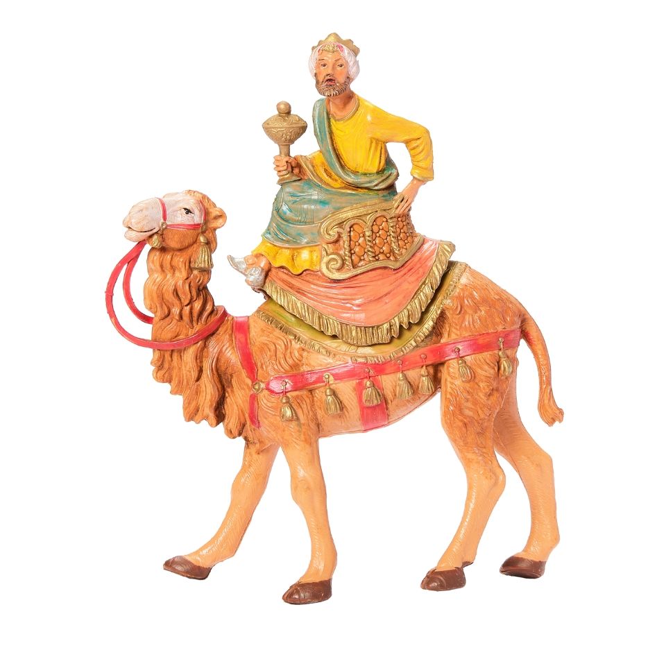 Fontanini Three Kings On Animals Nativity Set - Handcrafted Italian Figurines - View #2