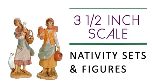 3.5 Inch Scale Nativity Sets and Figures