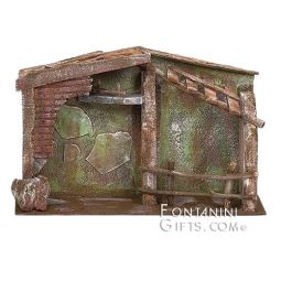 Fontanini 5 Inch Scale Wood Stable - Estimated Availability Nov. 2021
