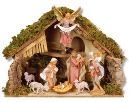 7.5 Inch Scale Nativity Stable by Fontanini - Figures sold separately