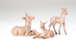 5 Inch Scale Donkey Family by Fontanini - Save an additional $6.00 at Checkout