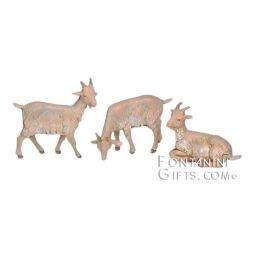 Fontanini 7.5 Inch Scale 3 Piece Goat Set