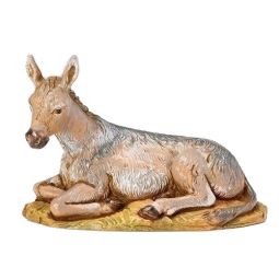 7.5 Inch Scale Seated Donkey by Fontanini