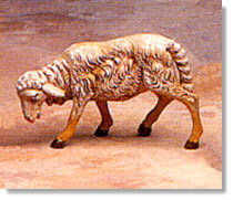 12 Inch Scale Sheep, Head Lowered by Fontanini