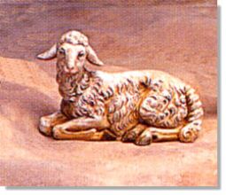 12 Inch Scale Seated Sheep - Please select only 1