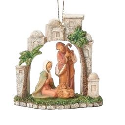 Fontanini 3.5 Inch High Holy Family Bethlehem Town Ornament