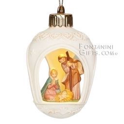 Fontanini Holy Family LED Lighted Ornament - Save an additional 15% at Checkout