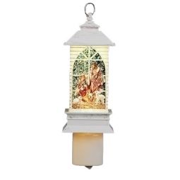 Fontanini 6 Inch High Holy Family Night Light w/Swirl