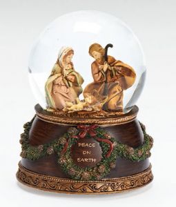 Holy Family Musical Glitterdome by Fontanini