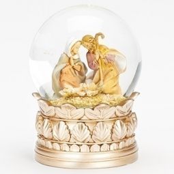 5.5 Inch Musical Holy Family Glitterdome by Fontanini
