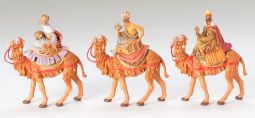 5 Inch Scale Three Kings on Camels ( Set ) by Fontanini