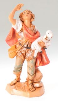 5 Inch Scale Micah the Shepherd by Fontanini